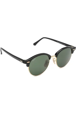 Ray-Ban Unisex UV Protected Green Lens Round Sunglasses - 0RB424690151