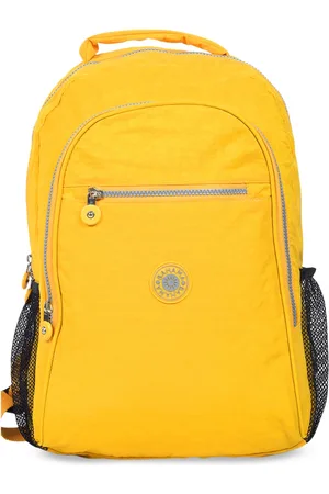 Tommy Bahama Crinkle Unisex Yellow Solid Backpack