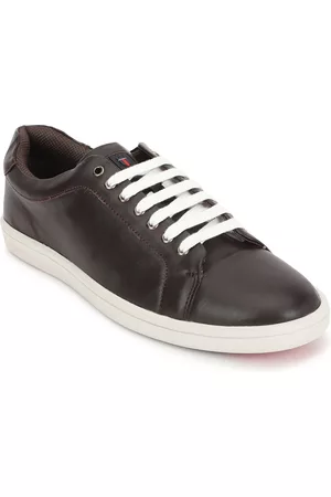 Buy online White Leather Lace Up Sneakers from Casual Shoes for Men by Louis  Philippe for ₹3499 at 0% off