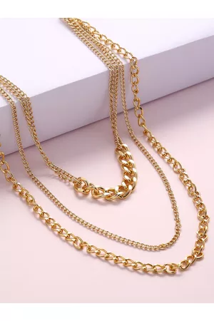 justpeachy Gold-Plated Layered Necklace