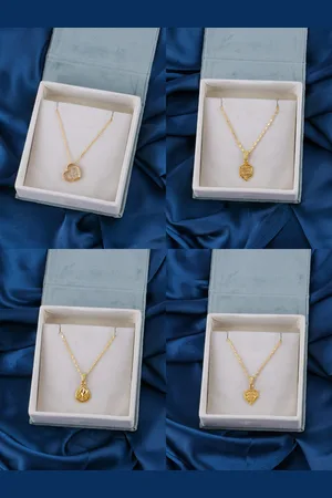 Brandsoon Set of 4 Brass Gold-Plated Chains