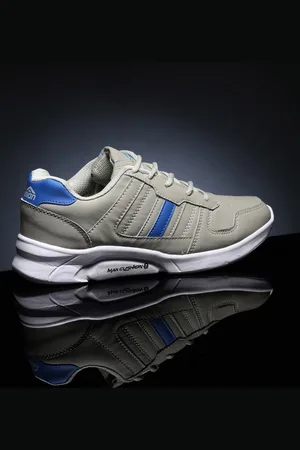 ASIAN Men Grey Running Non-Marking Shoes