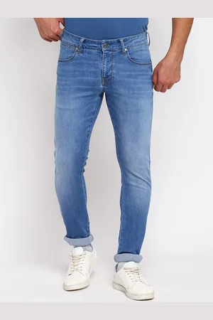 Wrangler Men Blue Vegas Skinny Fit Light Fade Stretchable Jeans