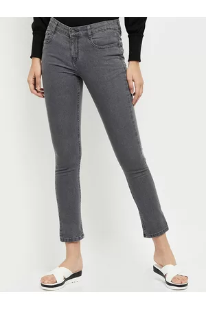 Max Collection Women Grey Skinny Fit Jeans