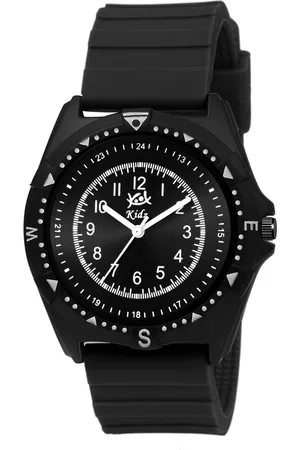Kool Unisex Kids Black Printed Dial & Black Straps Analogue Watch DMK 039 BK 01