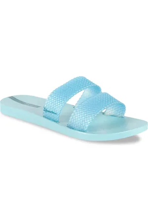 Ipanema Women Green & Blue Self Design Sliders