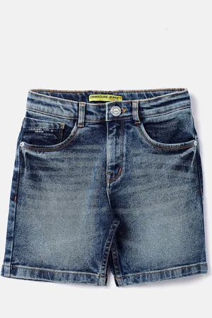 Crimsoune Club Boys Blue Denim Shorts