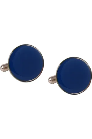 Tossido Men Blue & Gold-Toned Cufflink