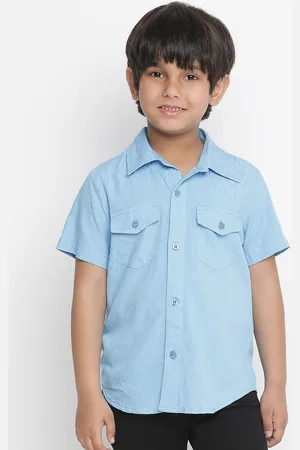 Oxolloxo Boys Blue Casual Shirt