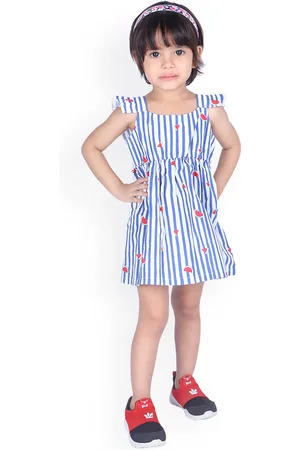Nino Bambino Girls Multicoloured Striped Dress