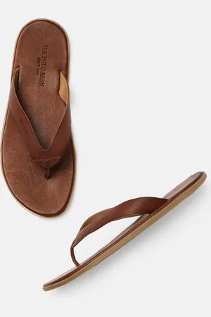 Us polo assn sale norwalk tan slippers