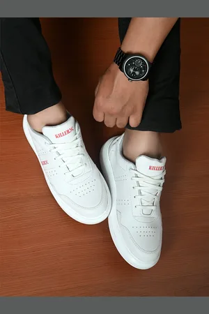 Killer Men White Perforations Sneakers