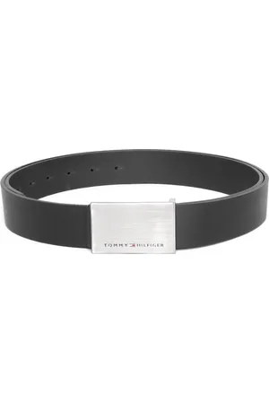 Tommy Hilfiger Men Black Solid Leather Belt