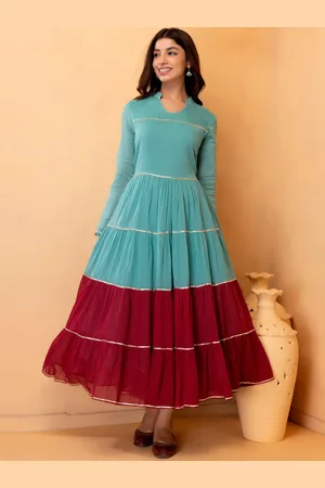 Jaipur Hand-Dyed Cotton Maxi Dress