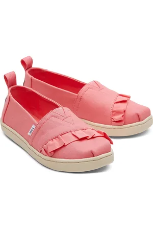 TOMS Girls Pink Lightweight Slip-On Sneakers