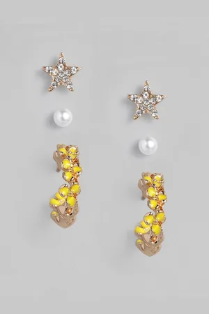 justpeachy Women Set of 3 Earrings