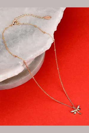 Accessorize Gold-Toned Metal Gold-Plated Necklace