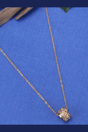 JEWELS GEHNA Woman Gold-Toned & White Gold-Plated Handcrafted Necklace