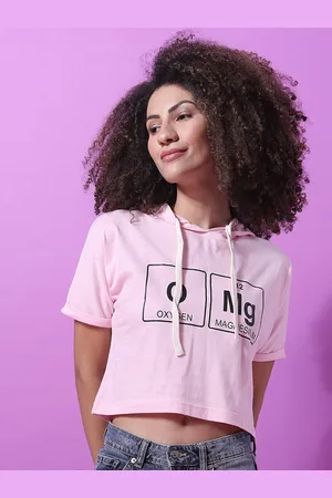 Campus Pink Boxy Crop Top