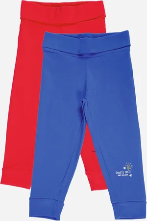 BodyCare Boys Pack Of 2 Solid Straight-Fit Joggers