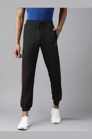 Van Heusen Men Black Solid Regular Fit Joggers