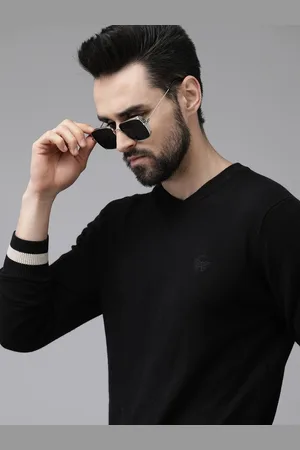 Arrow Men Black Pullover