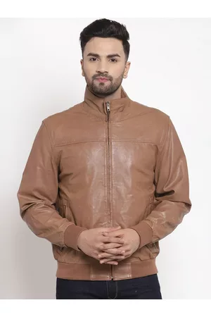 Teakwood Leathers Beige/Dark Mustard Men's 100% Genuine Leather Jacket at  Rs 12499 | 100% Pure Leather Jackets in Gurgaon | ID: 20572129073