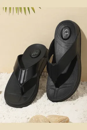 Buy Carlton London Men's Black Slides for Men at Best Price @ Tata CLiQ