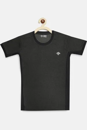 Chimprala Girls Olive Green Running T-shirt