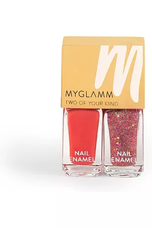 MyGlamm Set of 2 Two Of Your Kind Duo Glitter Nail Enamel - Steal The Show