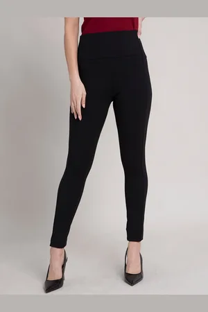 FableStreet Women LivIn Skinny Fit High-Rise Trousers