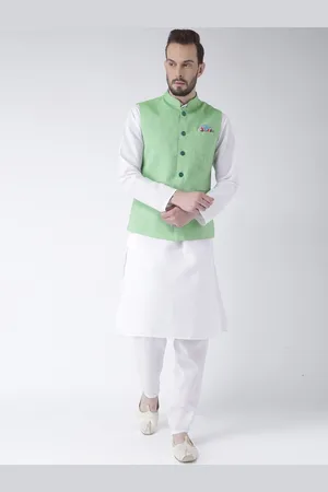 Hangup Men Pure Cotton Kurta with Pyjamas