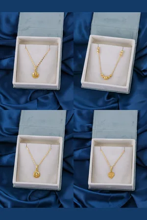Brandsoon Set Of 4 Gold-Plated Brass Chain