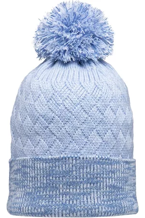 513 Clothing Women Blue Self Design Beanie