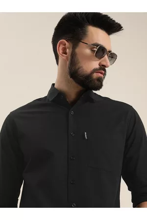 Dillinger Men Black Cotton Casual Shirt