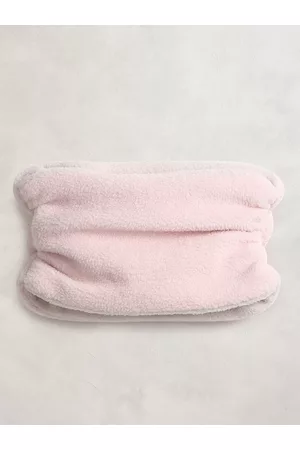 Cherry Crumble Kids Peach-Coloured Solid Neck Muffler