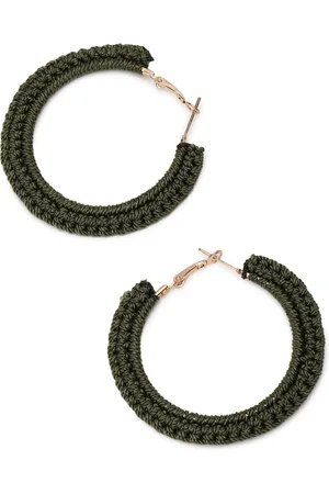Forever 21 Gold-Toned Circular Hoop Earrings