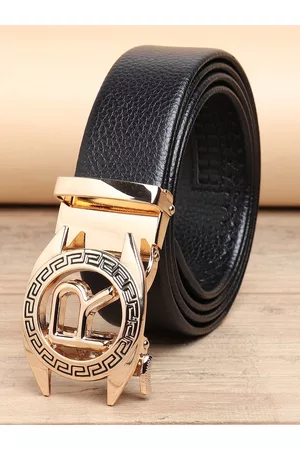 ZORO Men Black Solid PU Belt
