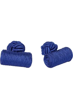 Alvaro Castagnino Blue Geometric Cufflinks