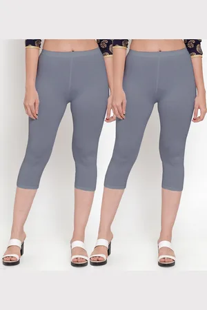 Jinfo Women Grey set Of 2 Capris