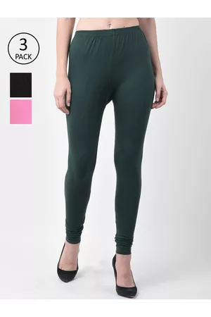 GRACIT Women Pack of 3 Solid Leggings