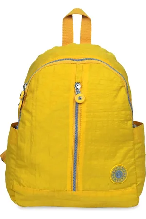 Tommy Bahama Crinkle Unisex Yellow Solid Backpack