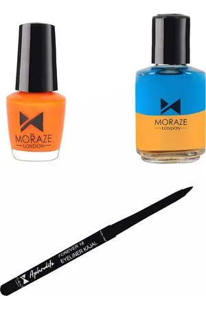 Moraze Kajal Pack with 1 Nail Polish &1 Nail Paint Remover (30 ML)