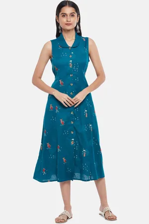 Buy People by Pantaloons Grey Self Pattern Shift Dress for Women Online @  Tata CLiQ