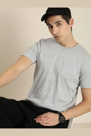 Invictus Men Grey Melange T-shirt