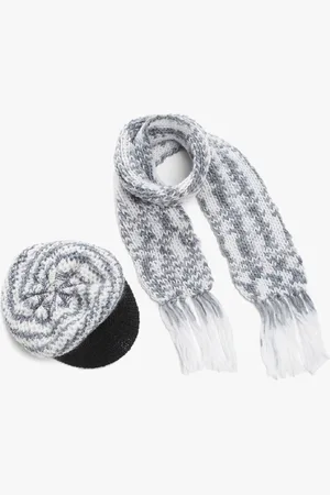 Loom Legacy Women Grey & White Visor Cap