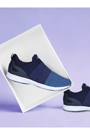Liberty Women Blue Mesh Walking Shoes