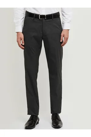 Formal Trouser: Buy Men Navy Blue Cotton Formal Trouser | Cliths