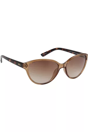 Lee Cooper Women Sunglasses - Women Brown Lens & Brown Oval Sunglasses with UV Protected Lens LC9194TWB