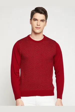 Duke Men Red Printed Pullover
